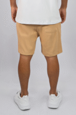 Bermuda Masculina em Malha Piquet Areia - Imagem 3