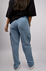 Calça Cargo Feminina Jeans Clara - Imagem 3