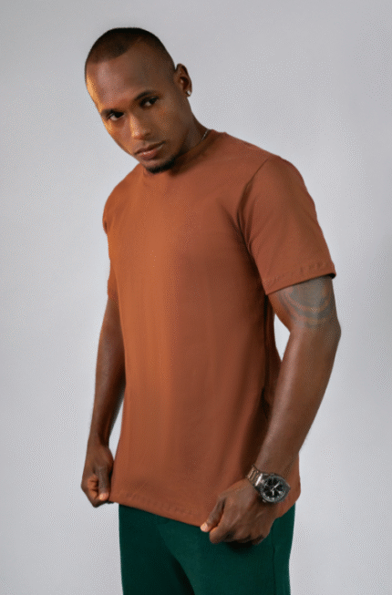 Camiseta Básica Terra Cota Masculina SoulGood