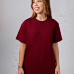 Camiseta Básica Bordô Feminina SoulGood