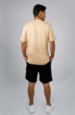 Camiseta Básica Bege Masculina SoulGood - Imagem 3