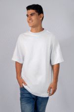 Camiseta Oversized Masculina Branca – Algodão Premium & Caimento Perfeito