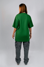Camiseta Oversized Feminina Green Deep em Algodão Premium - Imagem 3