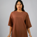 Camiseta Feminina Terracota Premium – Modelagem Oversized