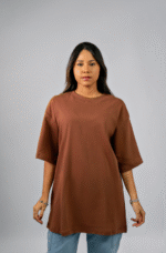 Camiseta Feminina Terracota Premium – Modelagem Oversized