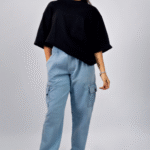 Camiseta Feminina Oversized Preta – Algodão Premium & Estilo Urbano
